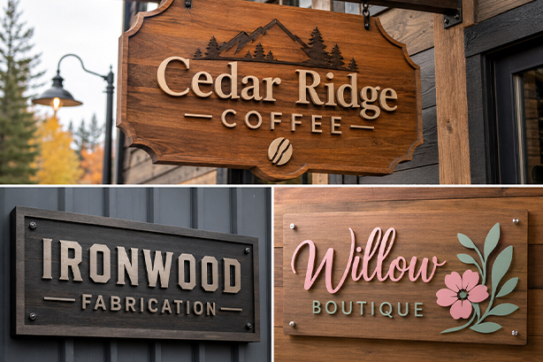 Business sign service