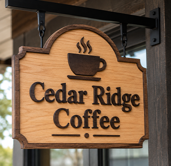 Business sign service